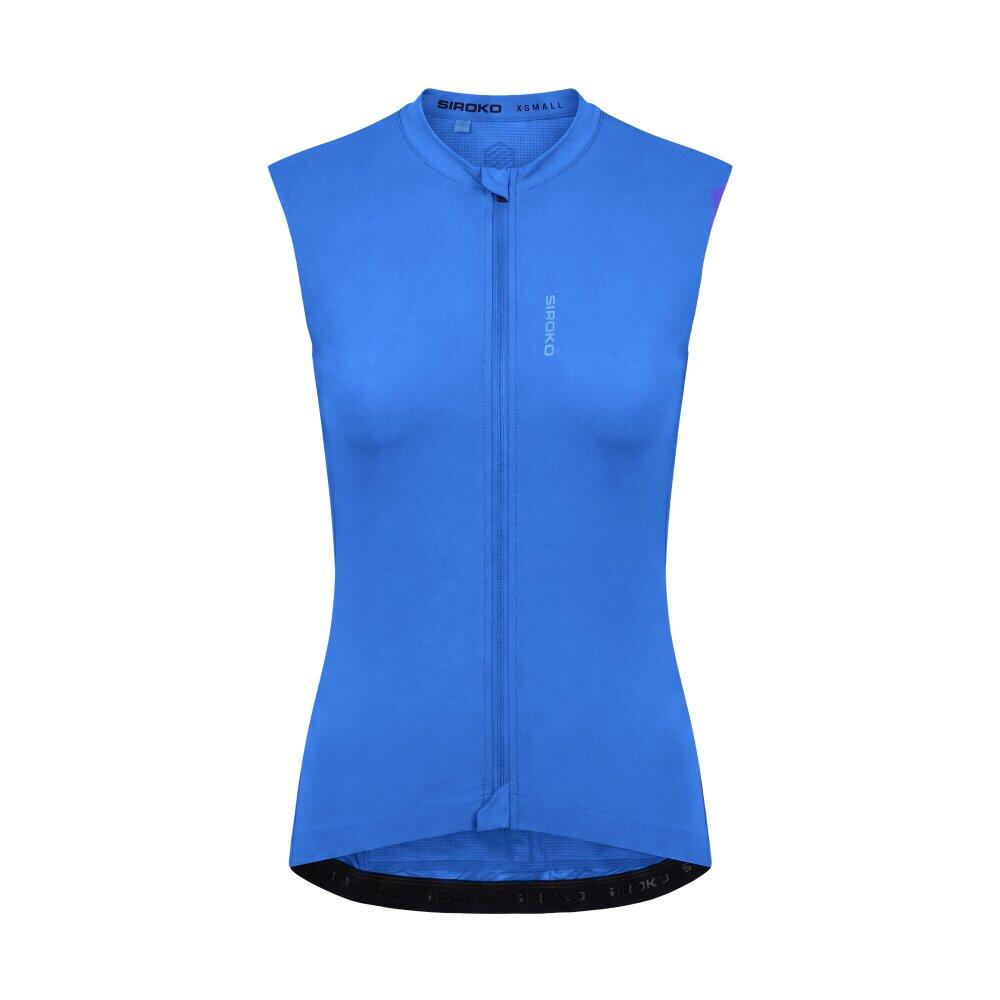 Maglia smanicata da ciclismo gravel da donna GM4-W Strata Blue Blu 6/7