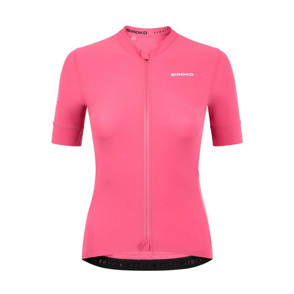 Women Cycling 's short sleeve gravel jersey GM2-W Golden Pedals Red Red 6/8