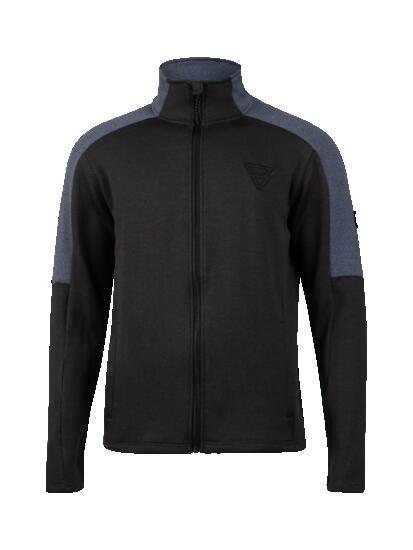 Daronst Herren Vlies Outdoor-Fleece Leicht Atmungsaktives Fleece Black