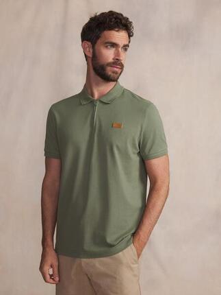Polo - sportswear - homme - coupe ajustée - naccapol - bleu marine