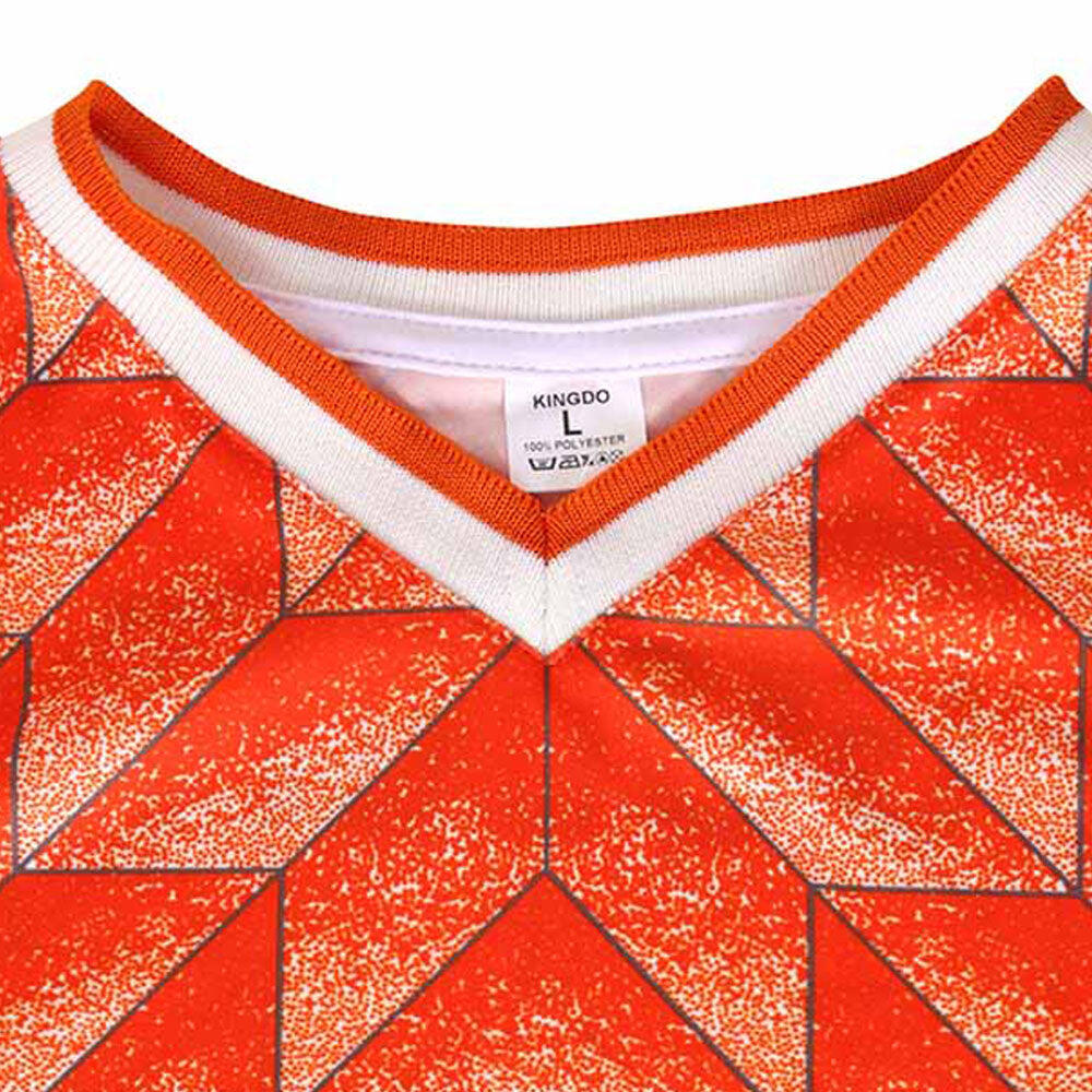 EK 88 Voetbalshirt van Basten - Nederlands Elftal - Oranje - Kind en Volwassenen 3/5