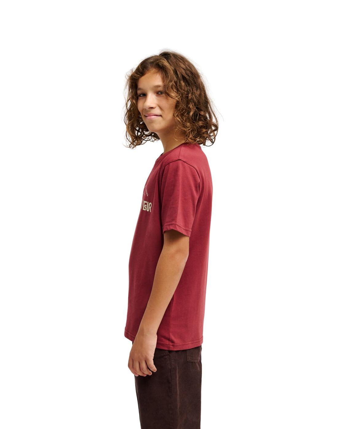 Camiseta de manga corta EV VISTA LOGO Rojo Niño 3/4