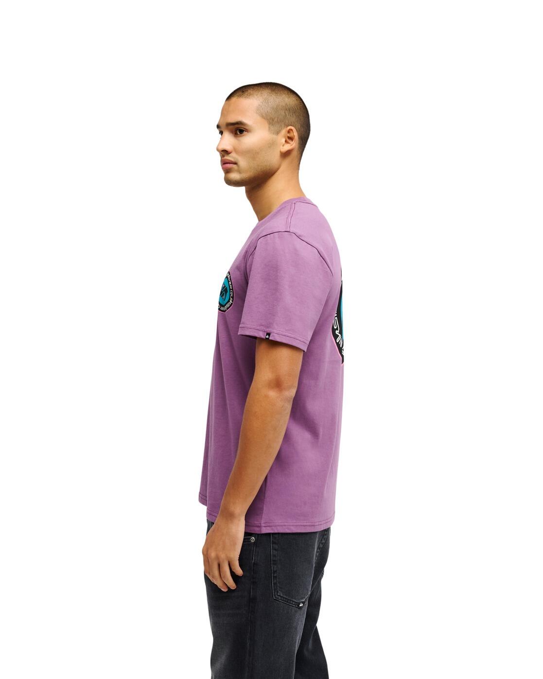 Camiseta de manga corta EV DUALITY Morado Hombre 3/4