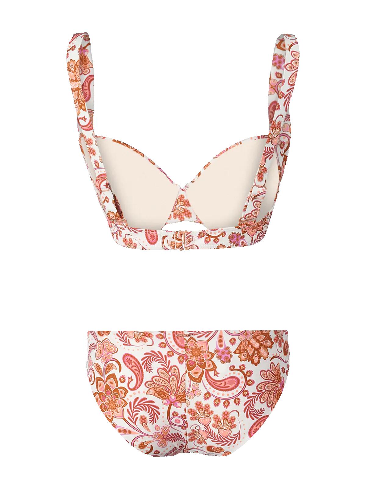 Stefanie-Paisley Dames Bikini Watersport Regular Fit Snow 2/5