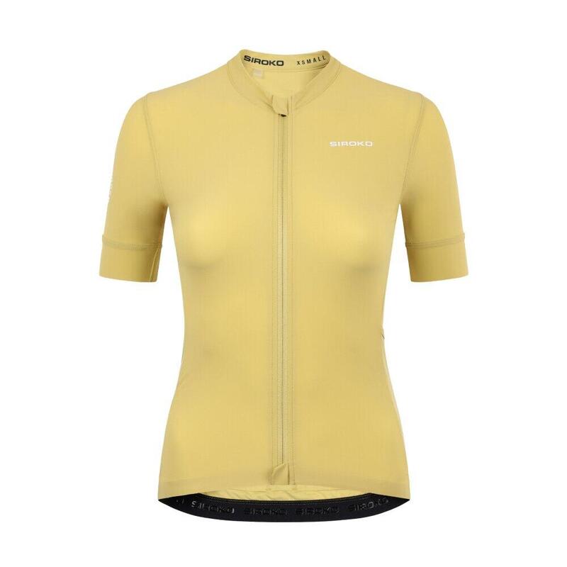 Tricou de cu mânecă scurtă pentru femei GM2-W Golden Pedals Green Verde