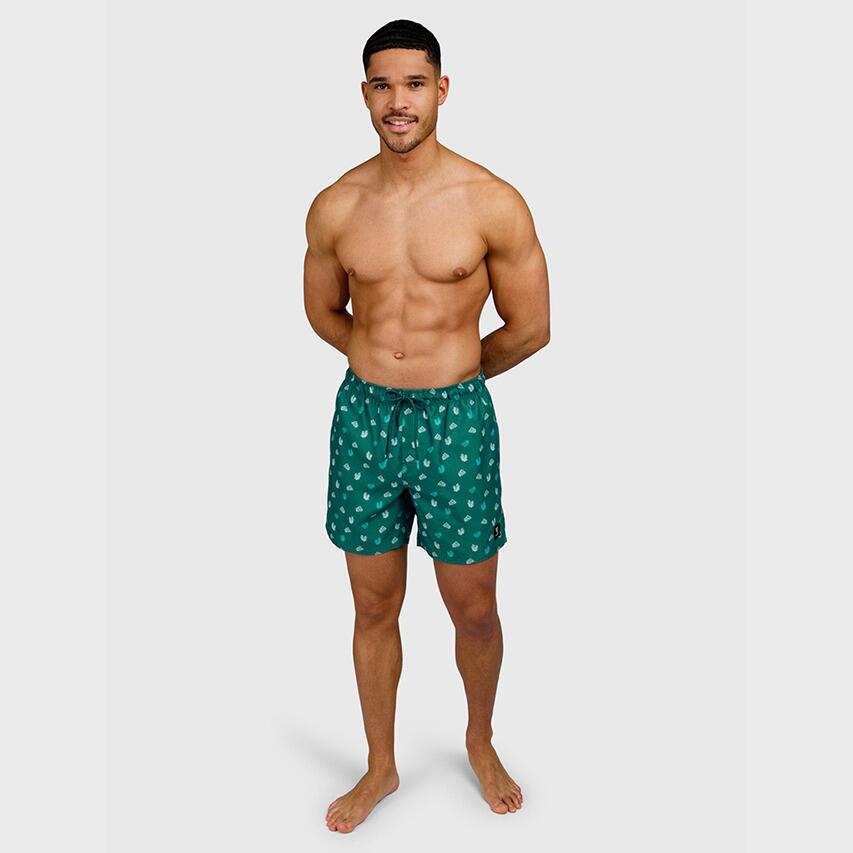 Heren Rits Zwemshort Cester Mini Kingfisher Groen 4/7