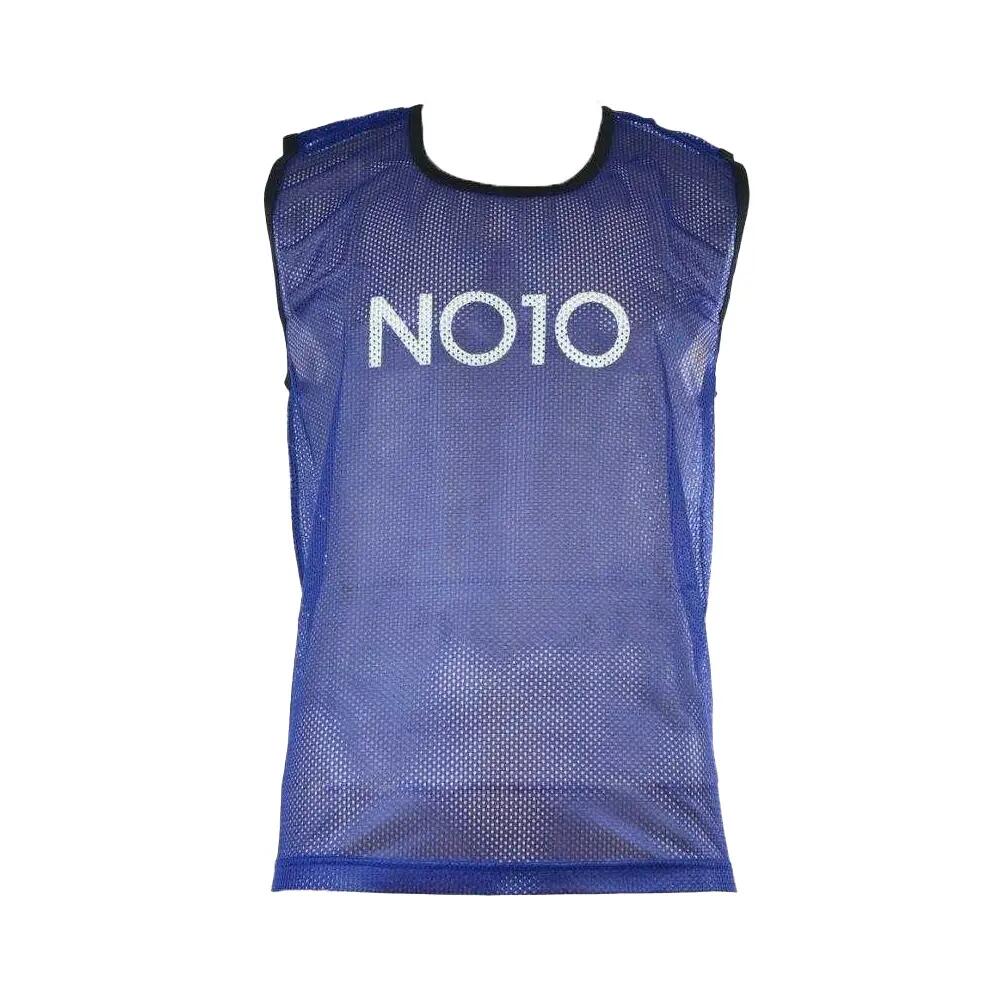 Boys Logo ShortSleeved Training Bib (Blue) S