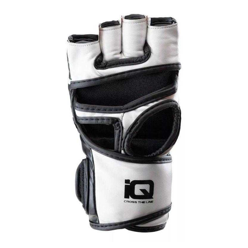 Guantes de Boxeo Marts Diseño Logotipos Blanco, Negro 3/4