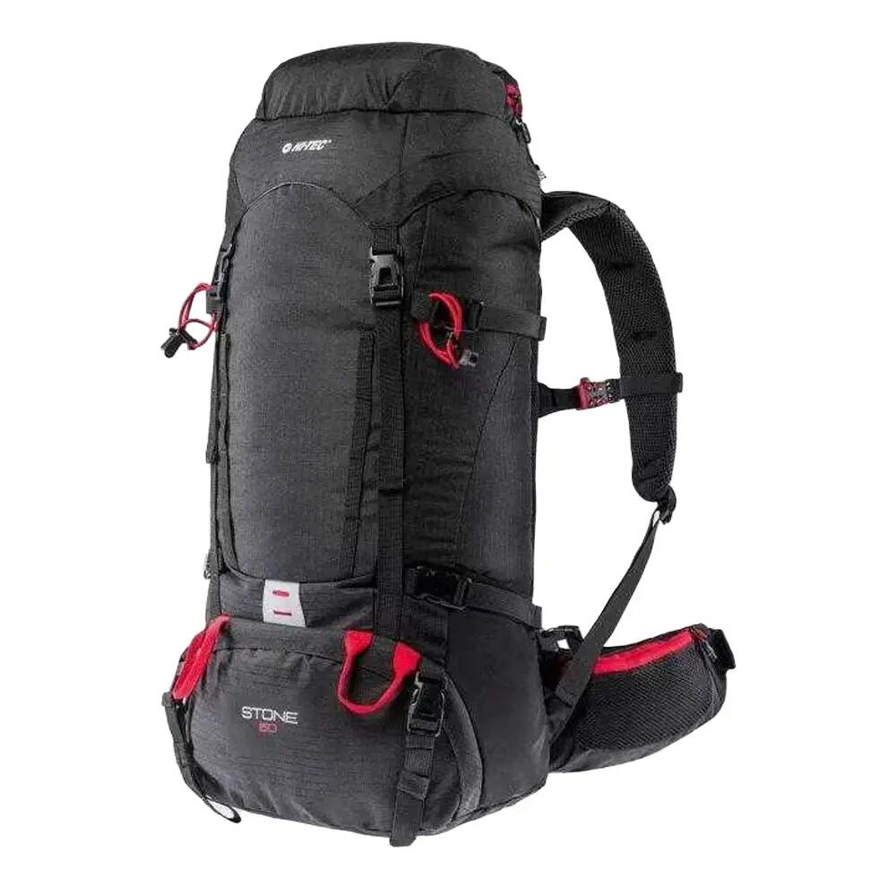Stone 50L Hiking Backpack (Black)