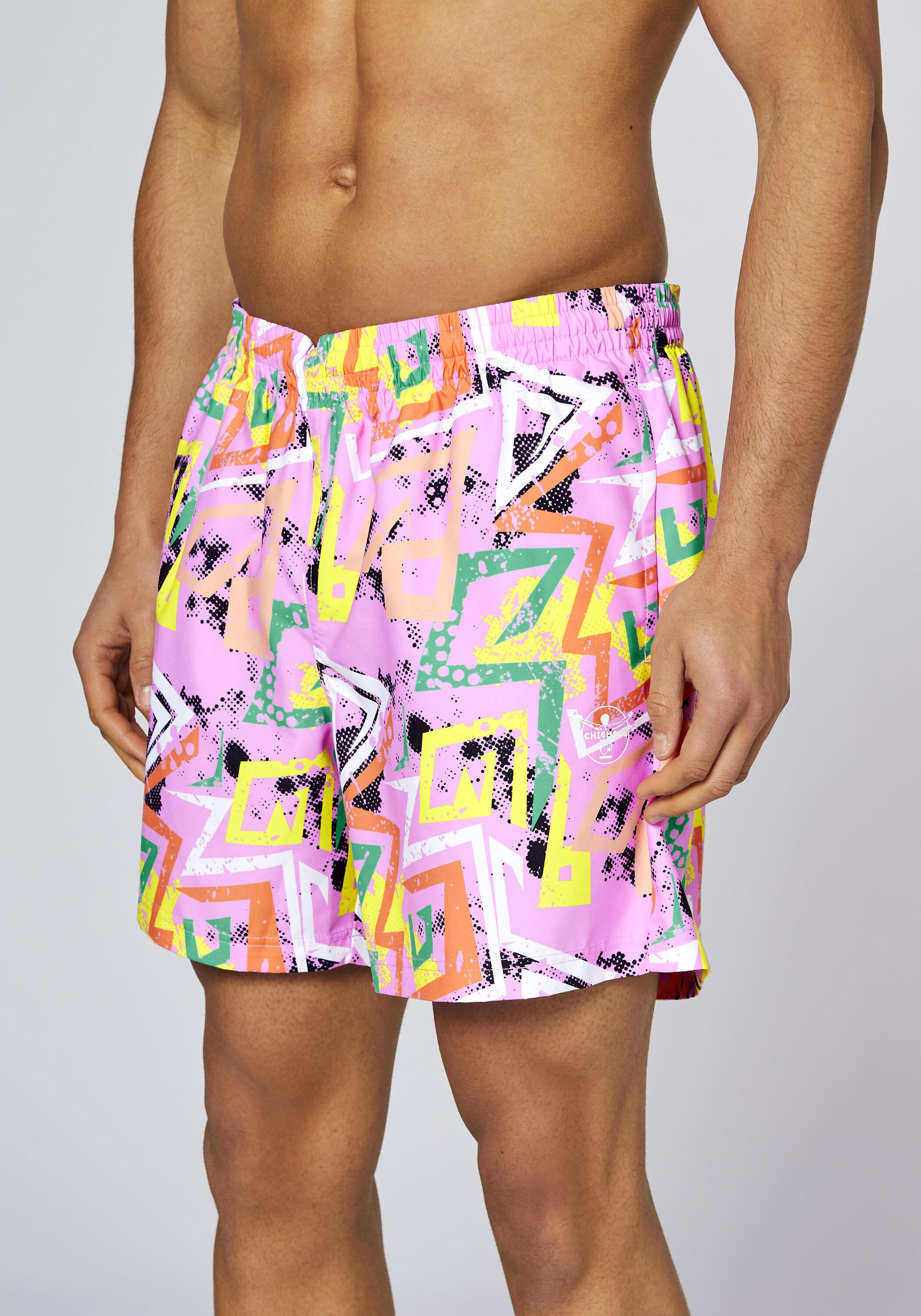 Badehose im Retro-Alloverprint 3/7