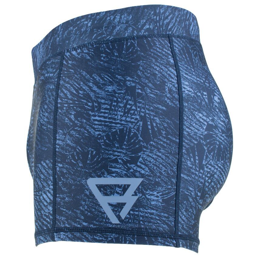 Heren Zwemboxer Samier Print Blauw 5/7