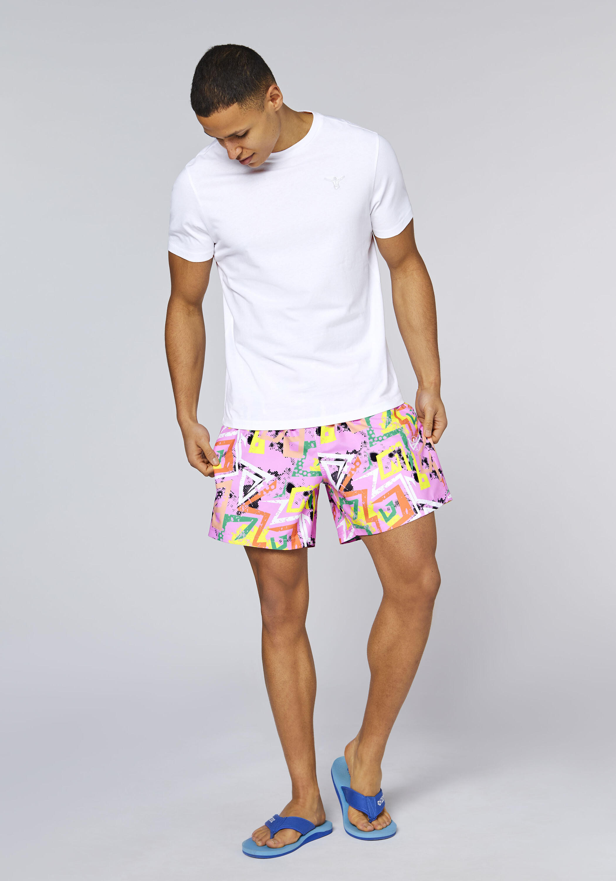 Badehose im Retro-Alloverprint 5/7
