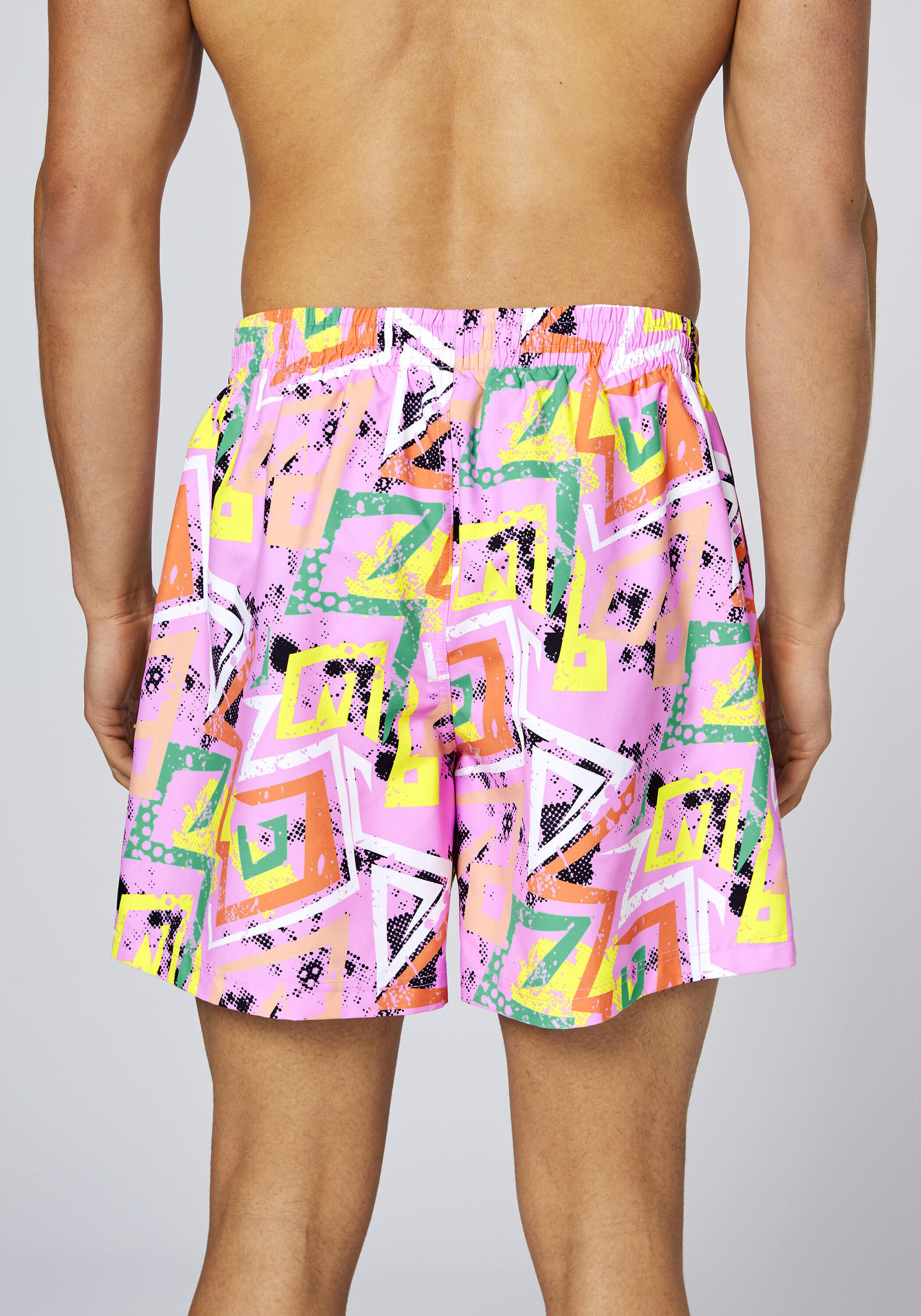 Badehose im Retro-Alloverprint 4/7