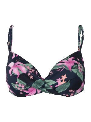 Stefana-tropicana dames bikinitop watersport aanpasbare bandjes indigo blue