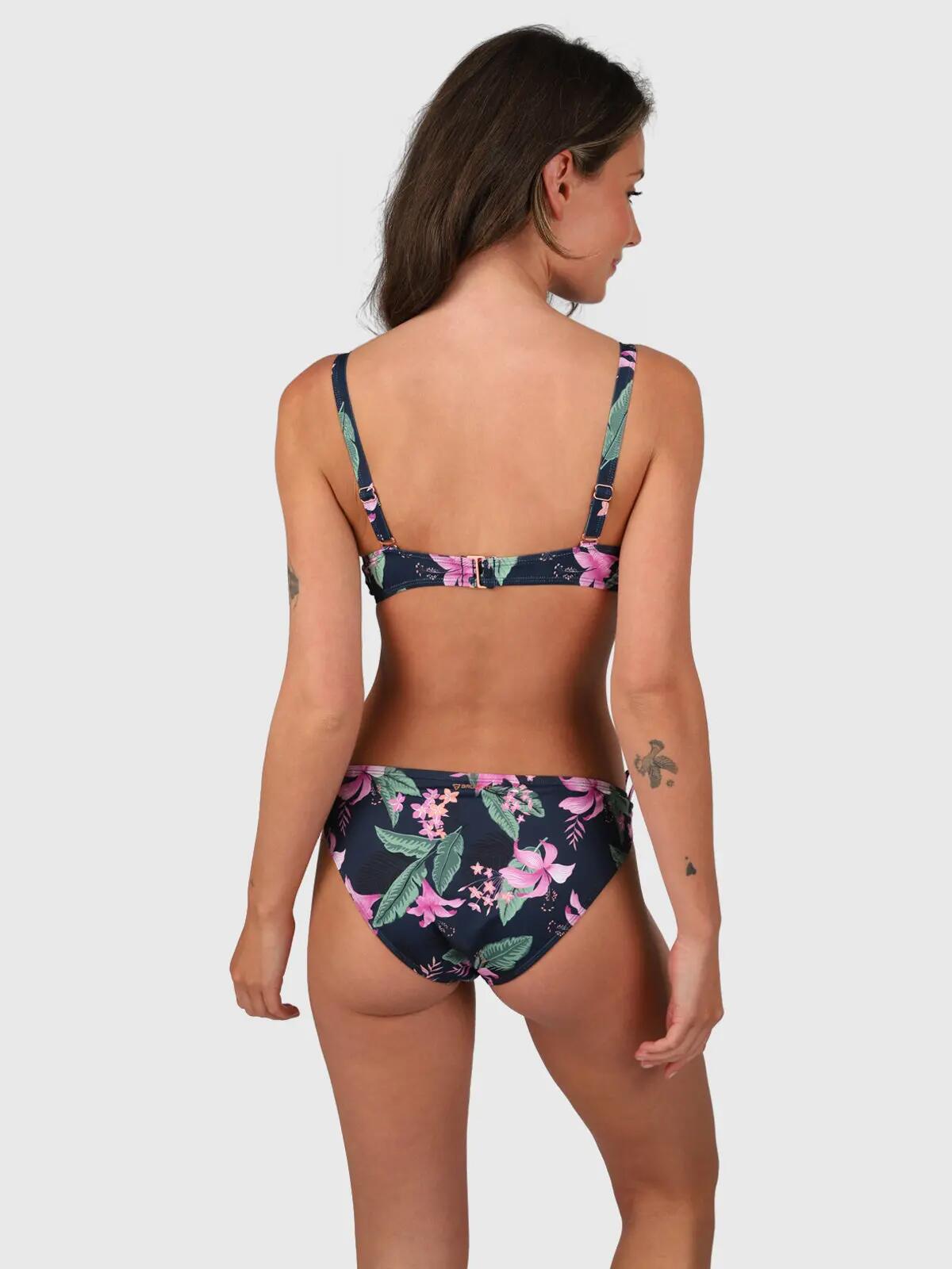 Stefana-Tropicana Dames Bikini Top Watersport Adjustable Straps Indigo Blue 6/7