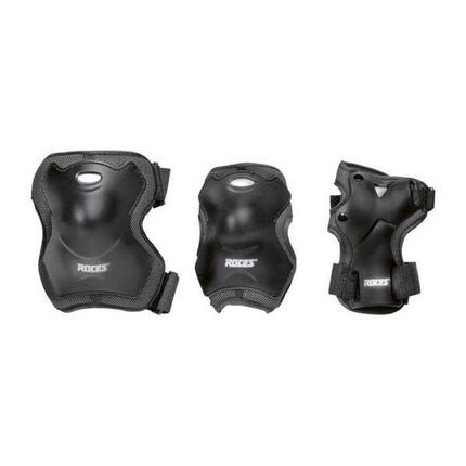 Ensemble Protections Roller SUPERBASIC Adulte (Noir)