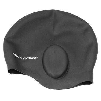 Aqua Speed - Czepek pływacki unisex silikonowy pełne zakrycie uszu