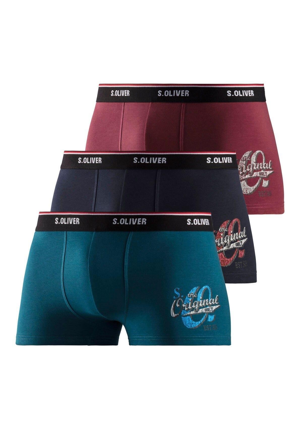 Herren s.Oliver Bodywear Boxer (3 Stück) 2/7