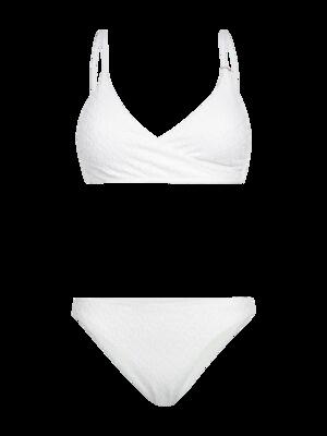 Bella-broidery dames bikini watersport uitneembare padding snow