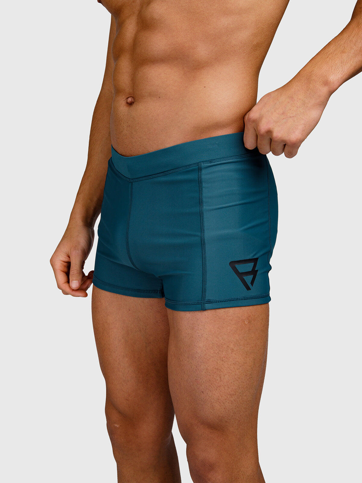 Heren Zwemboxer Samier Logo Groen 6/6