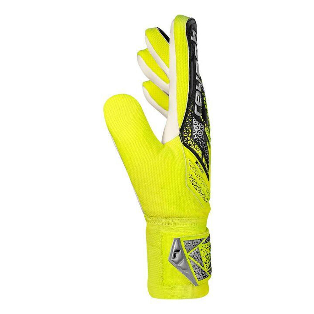 Heren Attrakt Starter Solid keepershandschoenen (Geel/zwart) 3/7