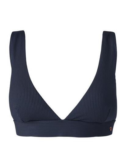 Forte-Rib Dames Bikini Top Watersport Regular Fit Indigo Blue