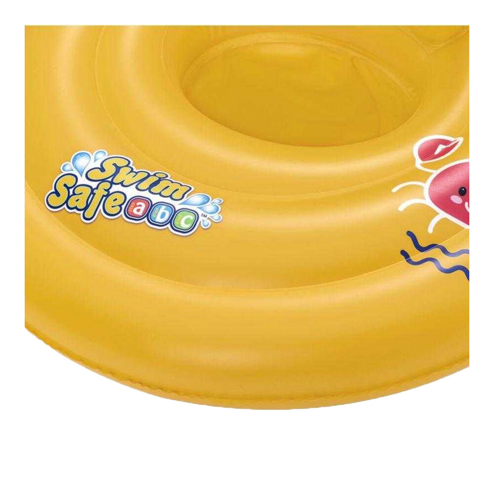 Baby Swim Safe Wondersplash 3 Anéis Redondos Insuflável para Natação (Amarelo) 3/7