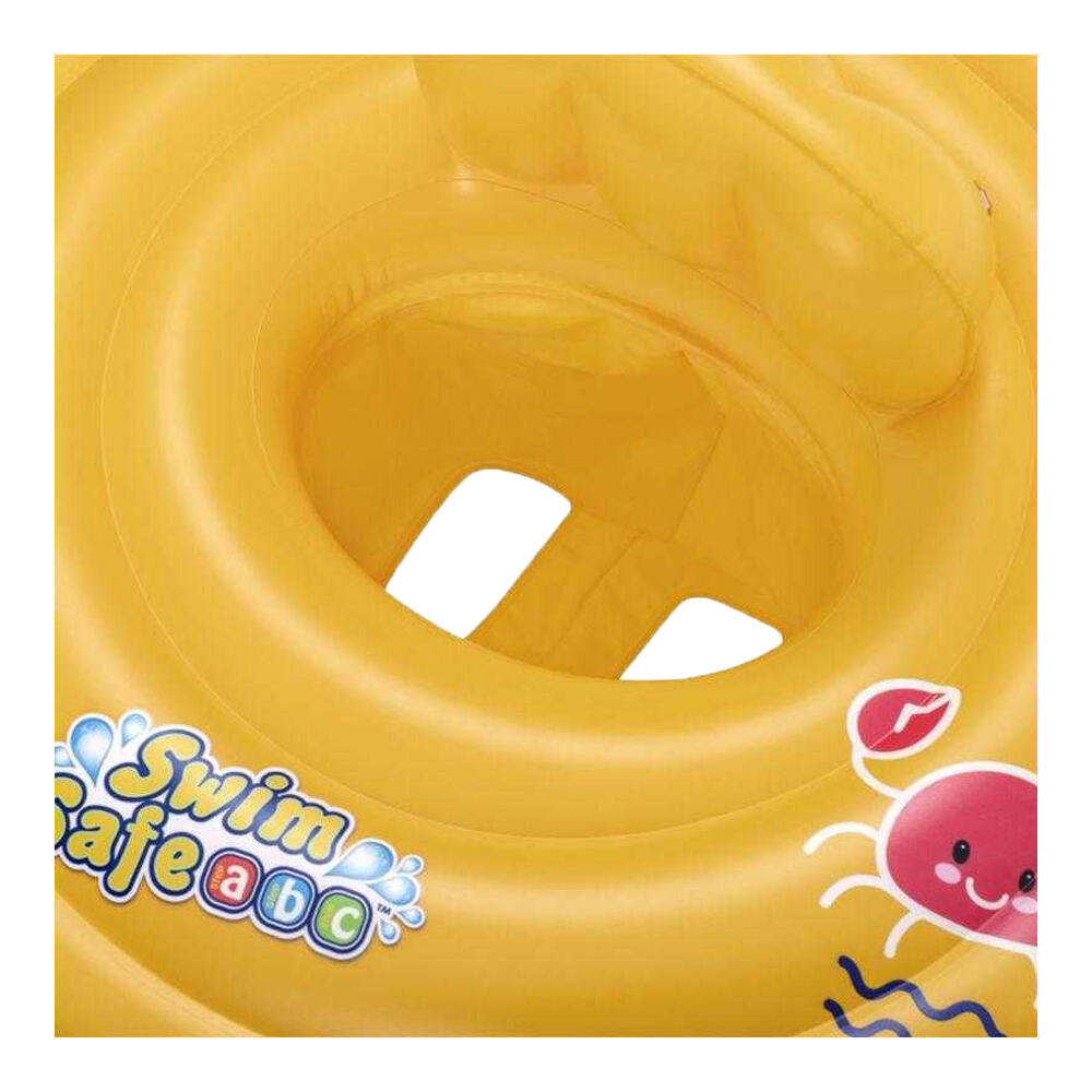 Baby Swim Safe Wondersplash 3 Anéis Redondos Insuflável para Natação (Amarelo) 2/7