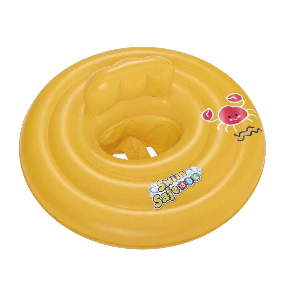 Baby Swim Safe Wondersplash Round 3 Ring Swimming Inflatable (Yellow)