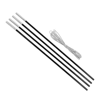 Tentstok (set van 4) (zwart)
