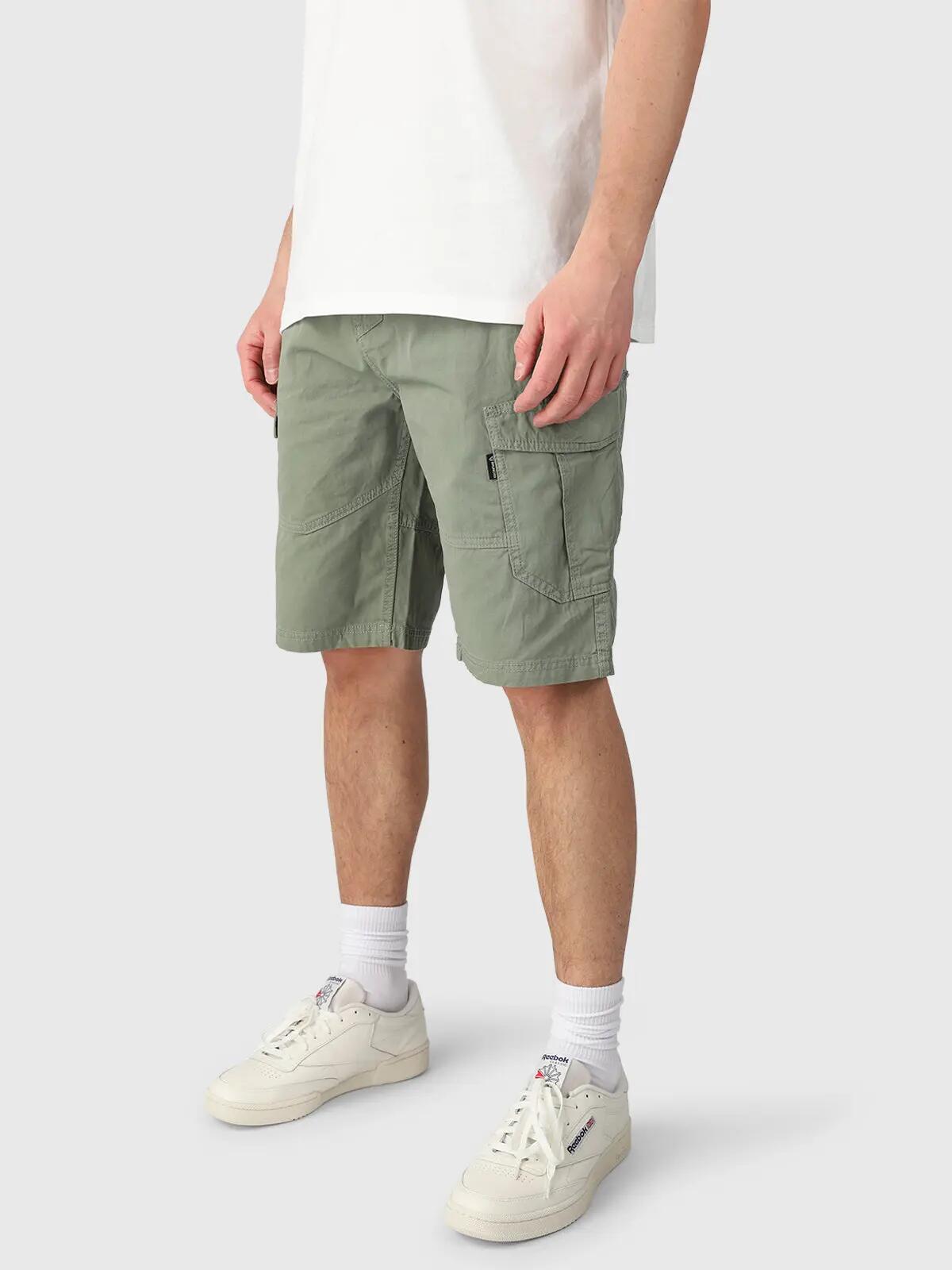Caldo-N Heren Walkshorts Hiking Men's Shorts Summer Basic Vintage Green 2/4