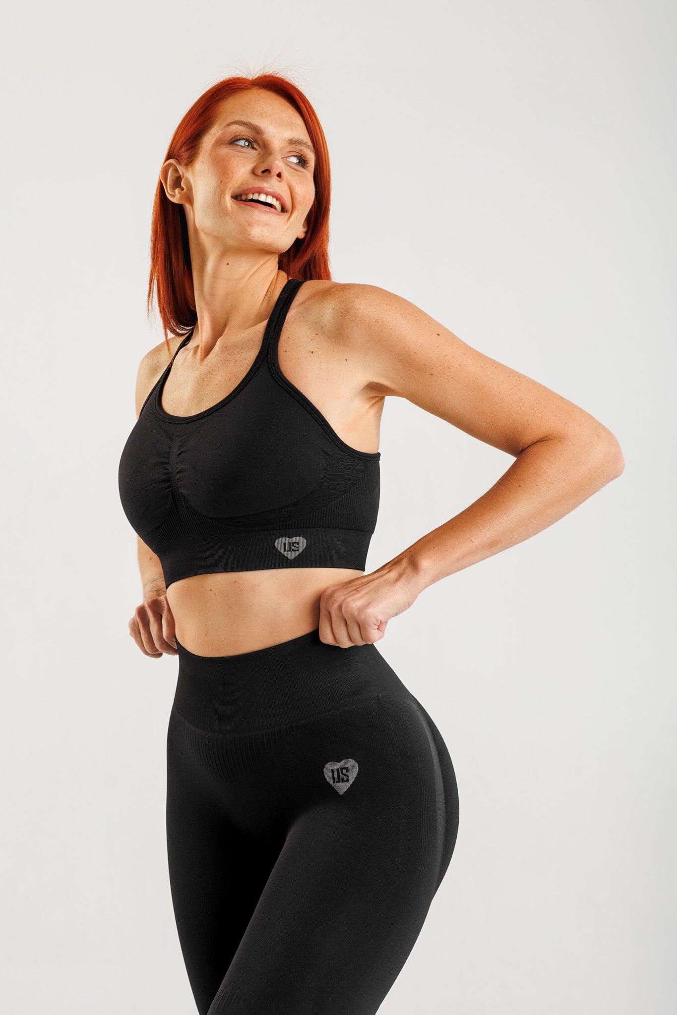 Legginsy bezszwowe damskie sportowe PUSH UP Nevada 4/5
