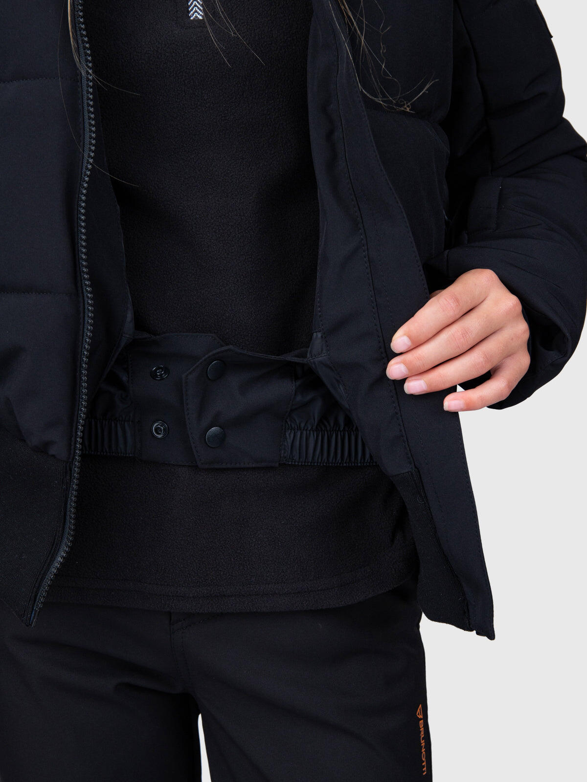 Suncrowny Meisjes Snow Jacket Wintersport Regular Fit Black 6/6