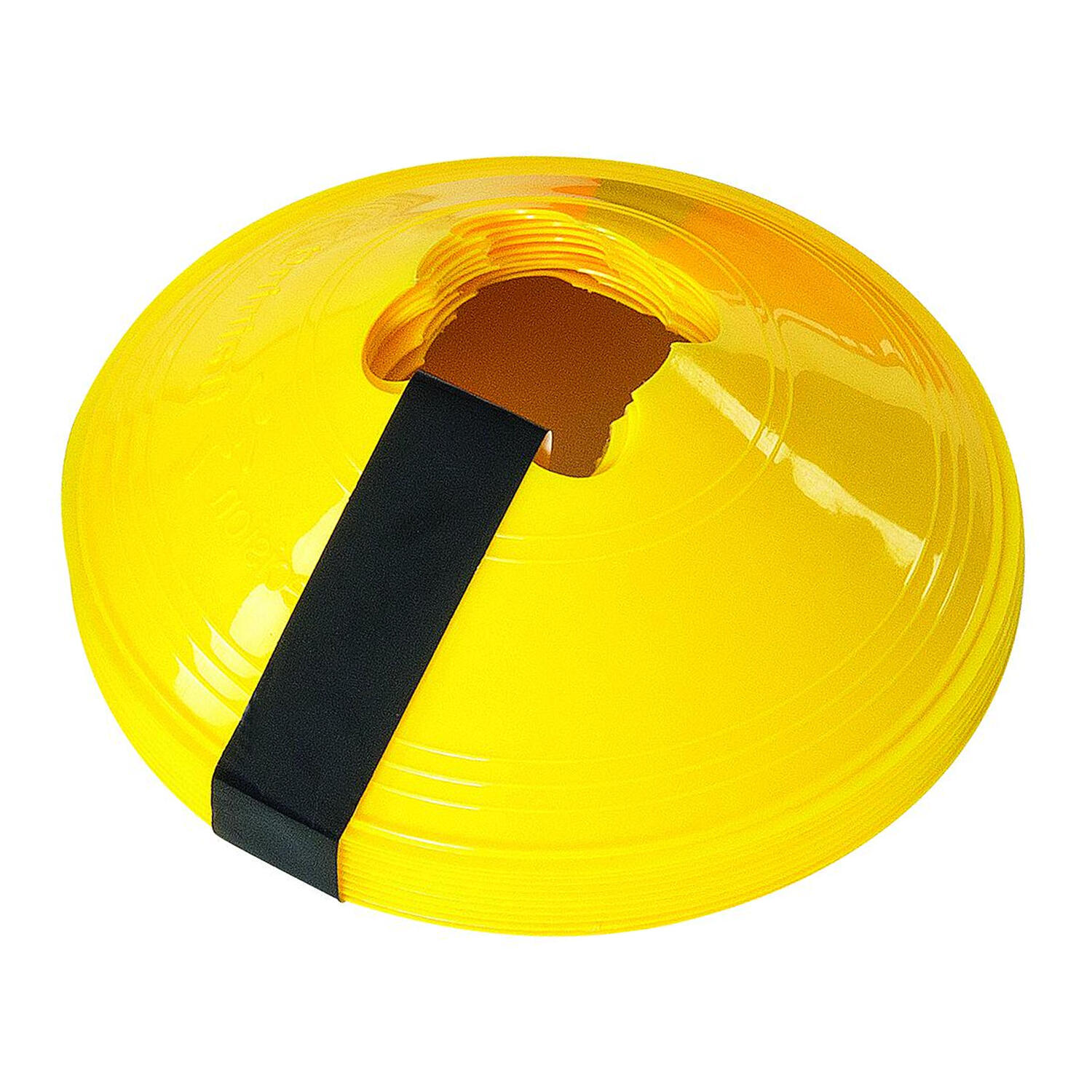 Sleeved Coni Piatti (Confezione Da 10) Precision Giallo 2/2
