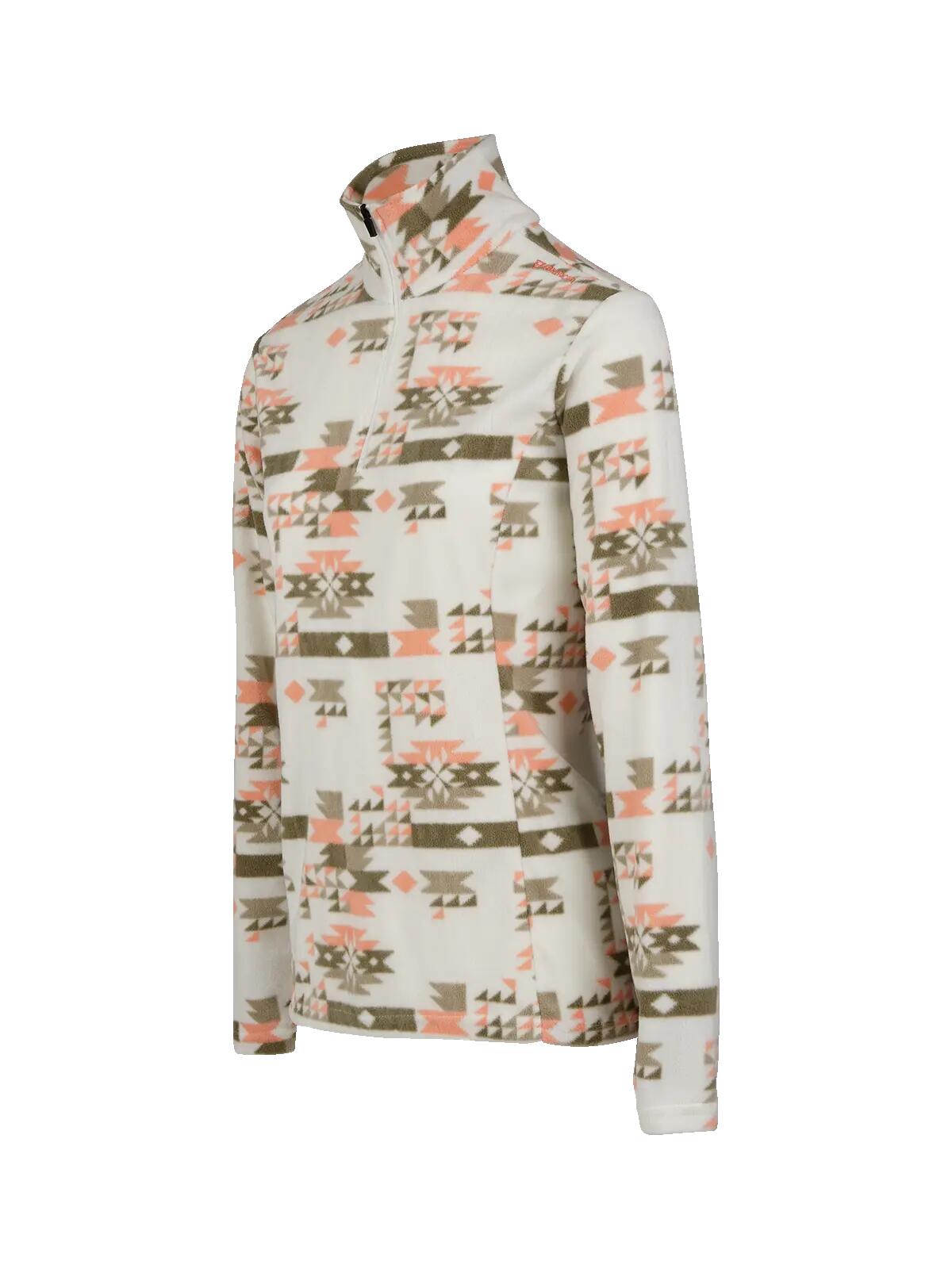 Misma-Print Dames Fleece Outdoor Fleece Regular Fit Arctic Desert Flower 3/6