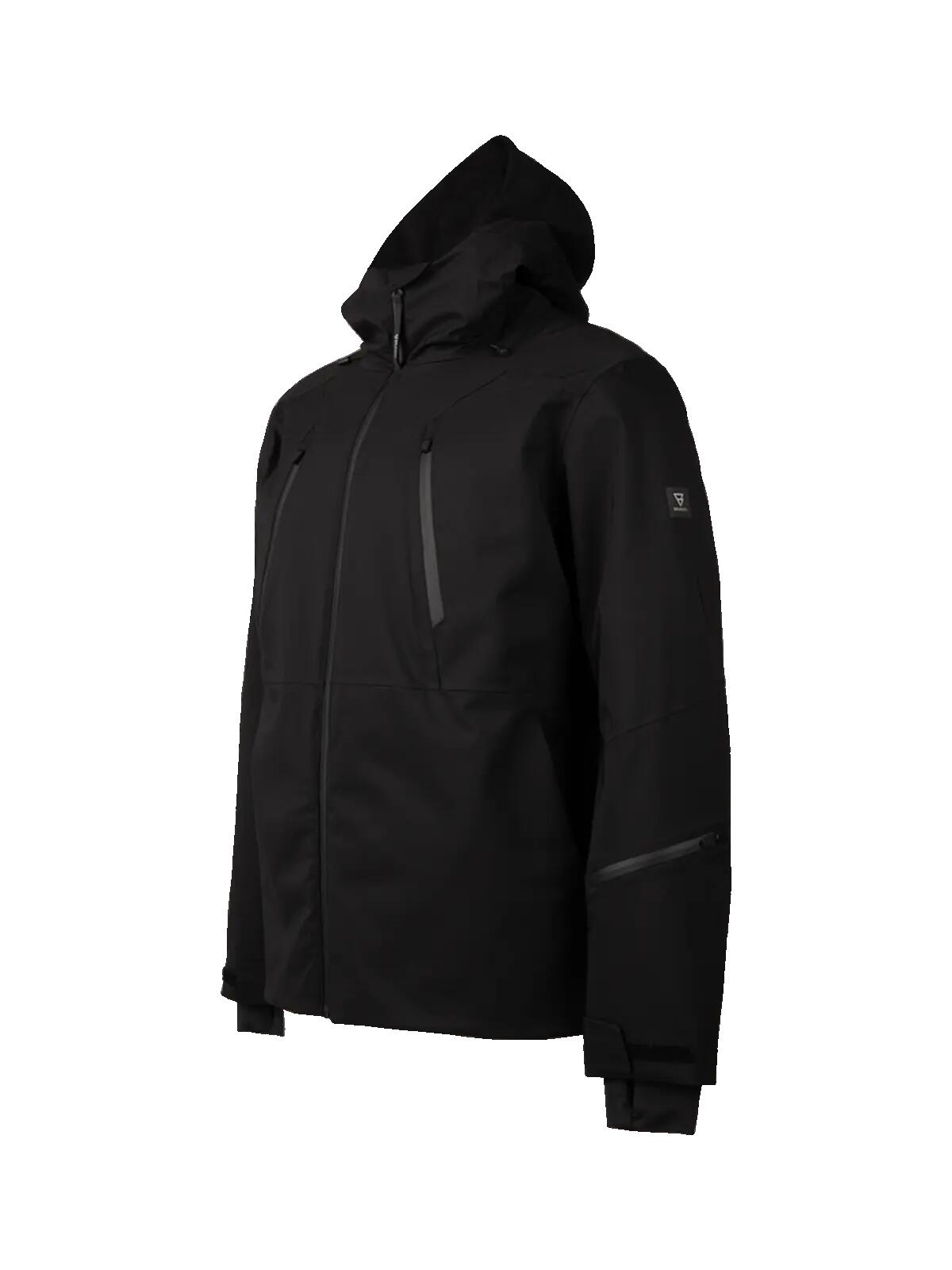 Norrow Herren Schneejacke Wintersport 20K Wasserdichtigkeit Black 3/6