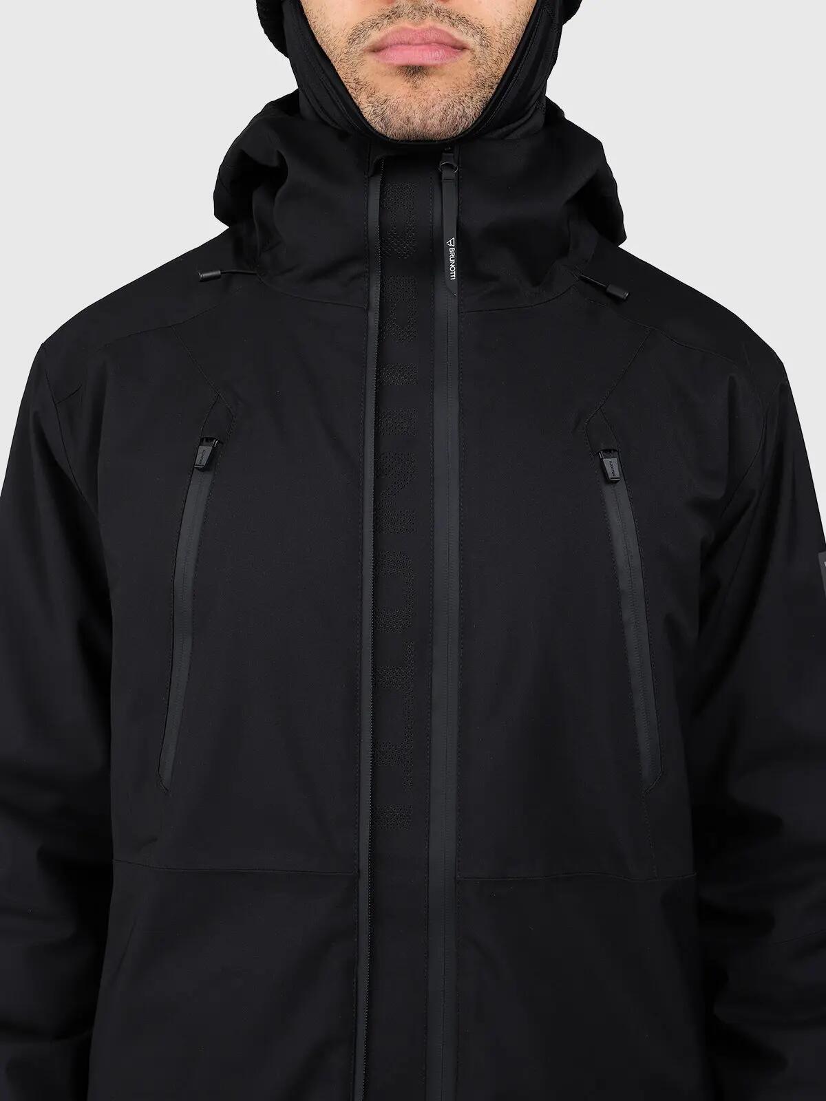 Norrow Herren Schneejacke Wintersport 20K Wasserdichtigkeit Black 6/6