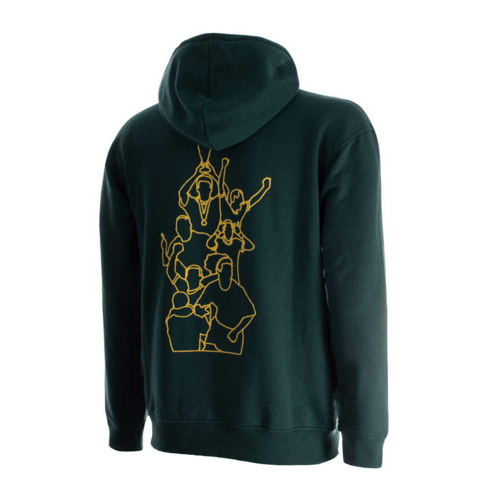 Brazilië Legends - Geborduurde hoodie - Groen – COPA Football 3/7