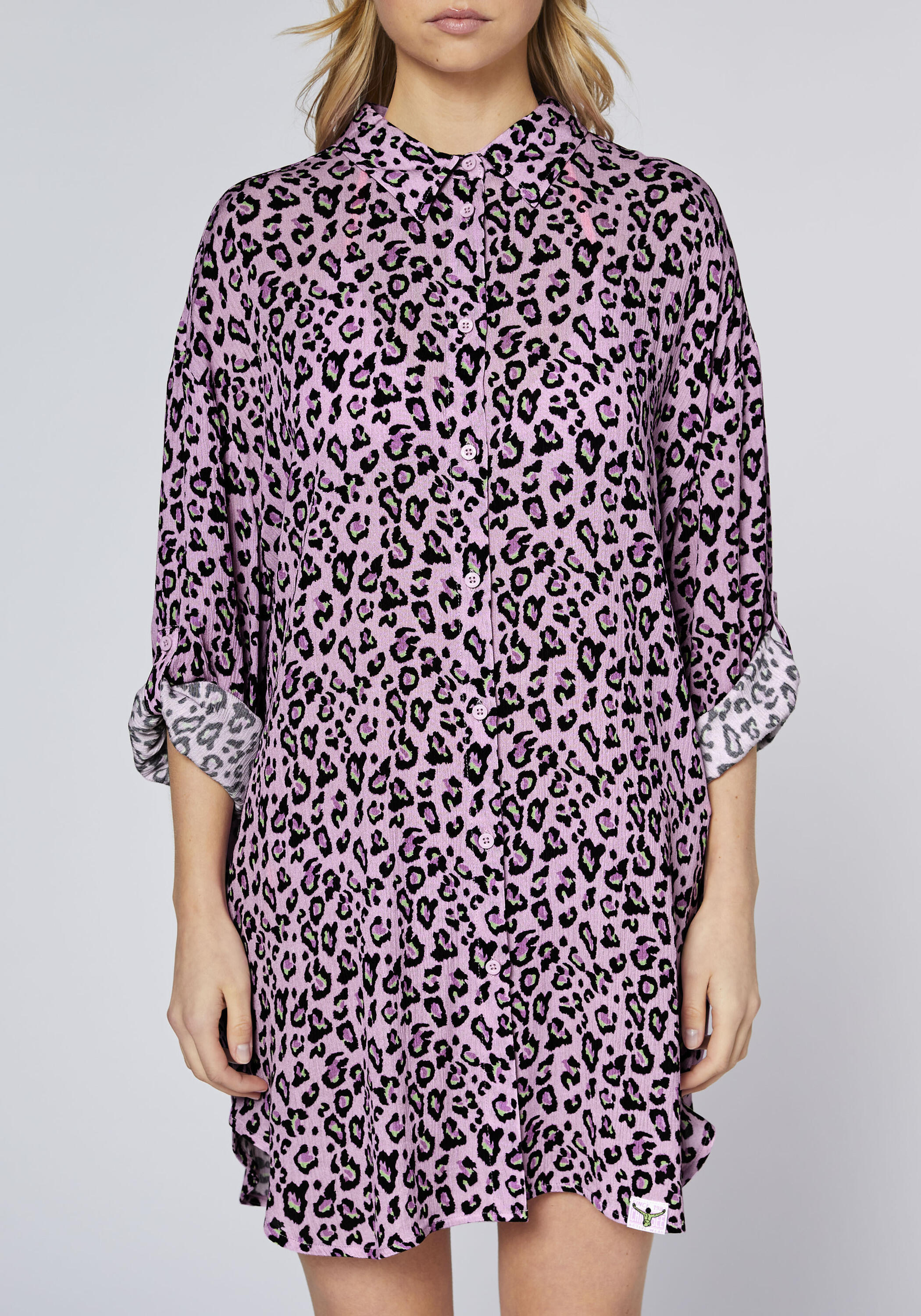 Bluse mit  hochkrempelbaren Ärmeln 7/7
