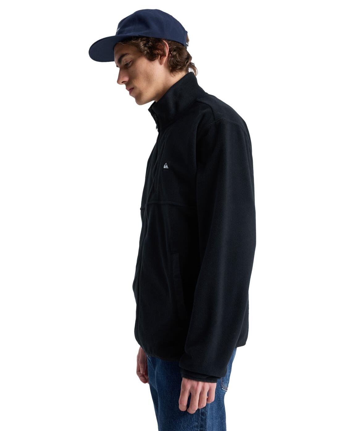 Fleece met rits NO DESTINATION Schwarz Heren 3/4