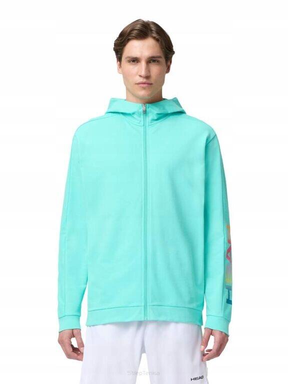 Bluza tenisowa Head Rally Hoodie FZ Men 3/4