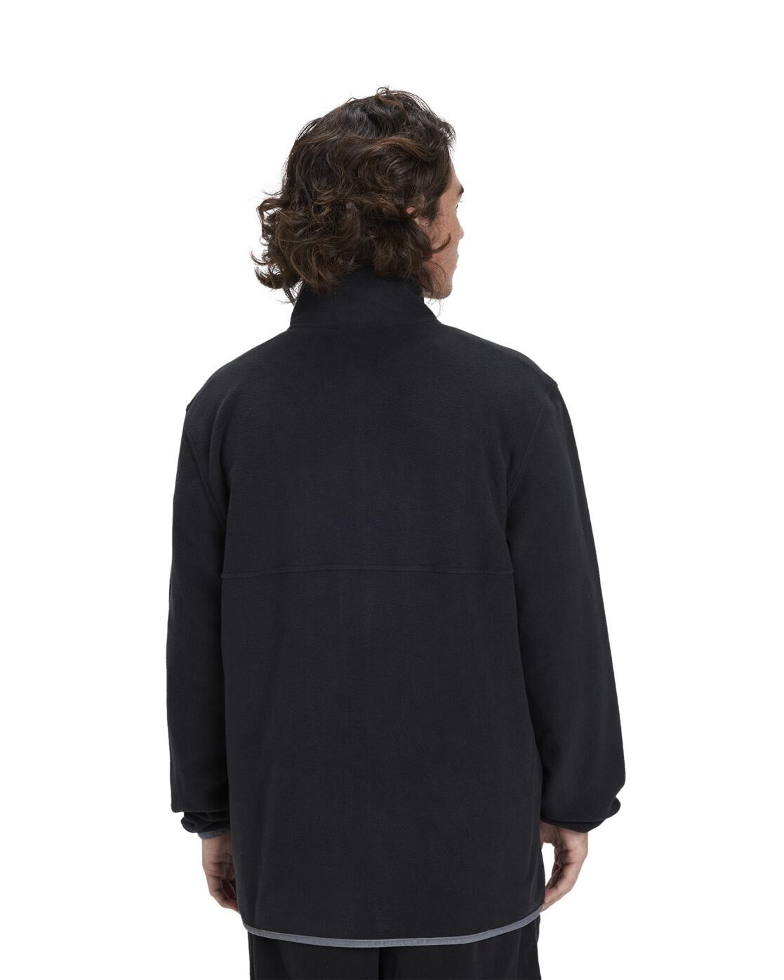 Fleece met rits NO DESTINATION Schwarz Heren 2/4