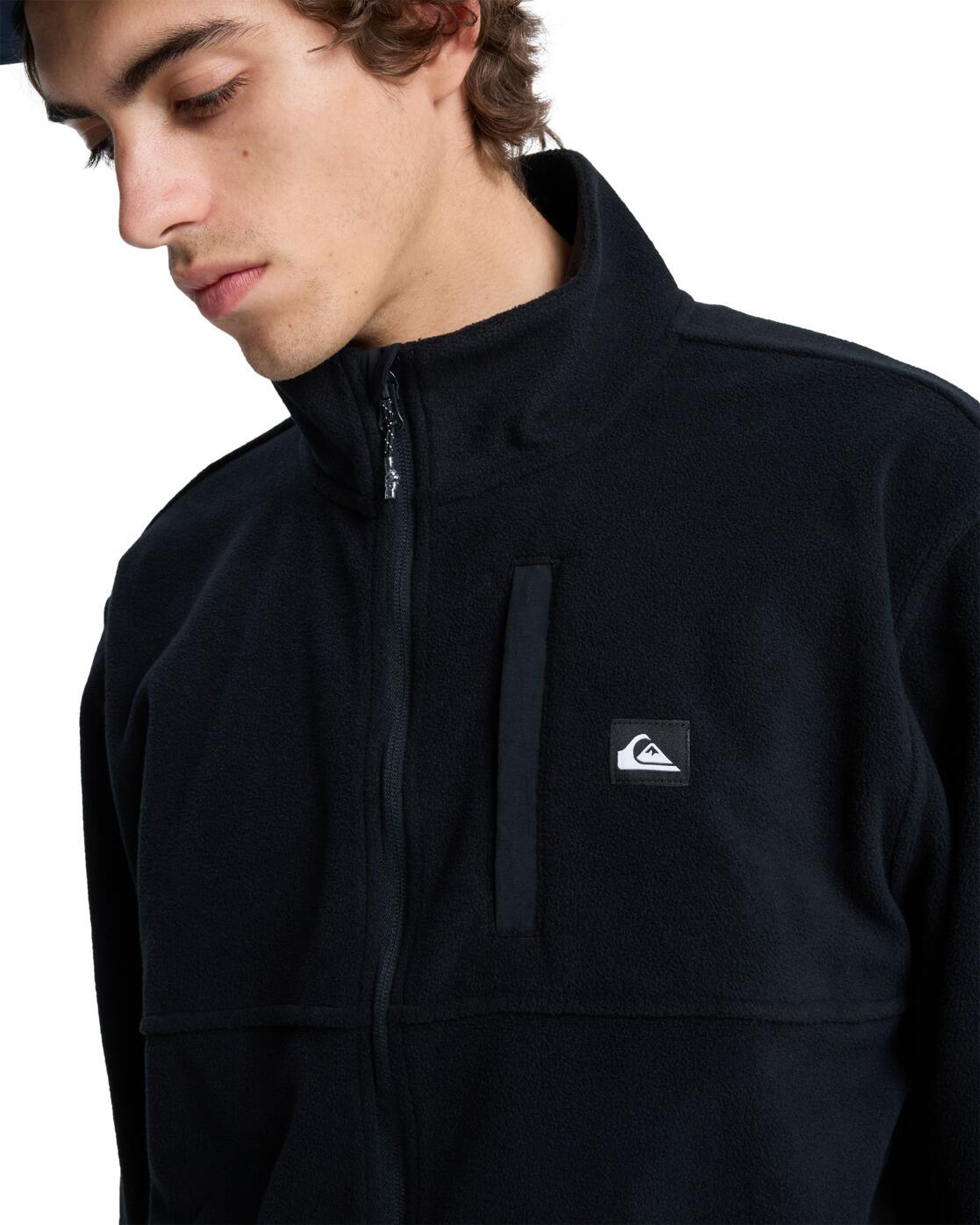 Fleece met rits NO DESTINATION Schwarz Heren 4/4