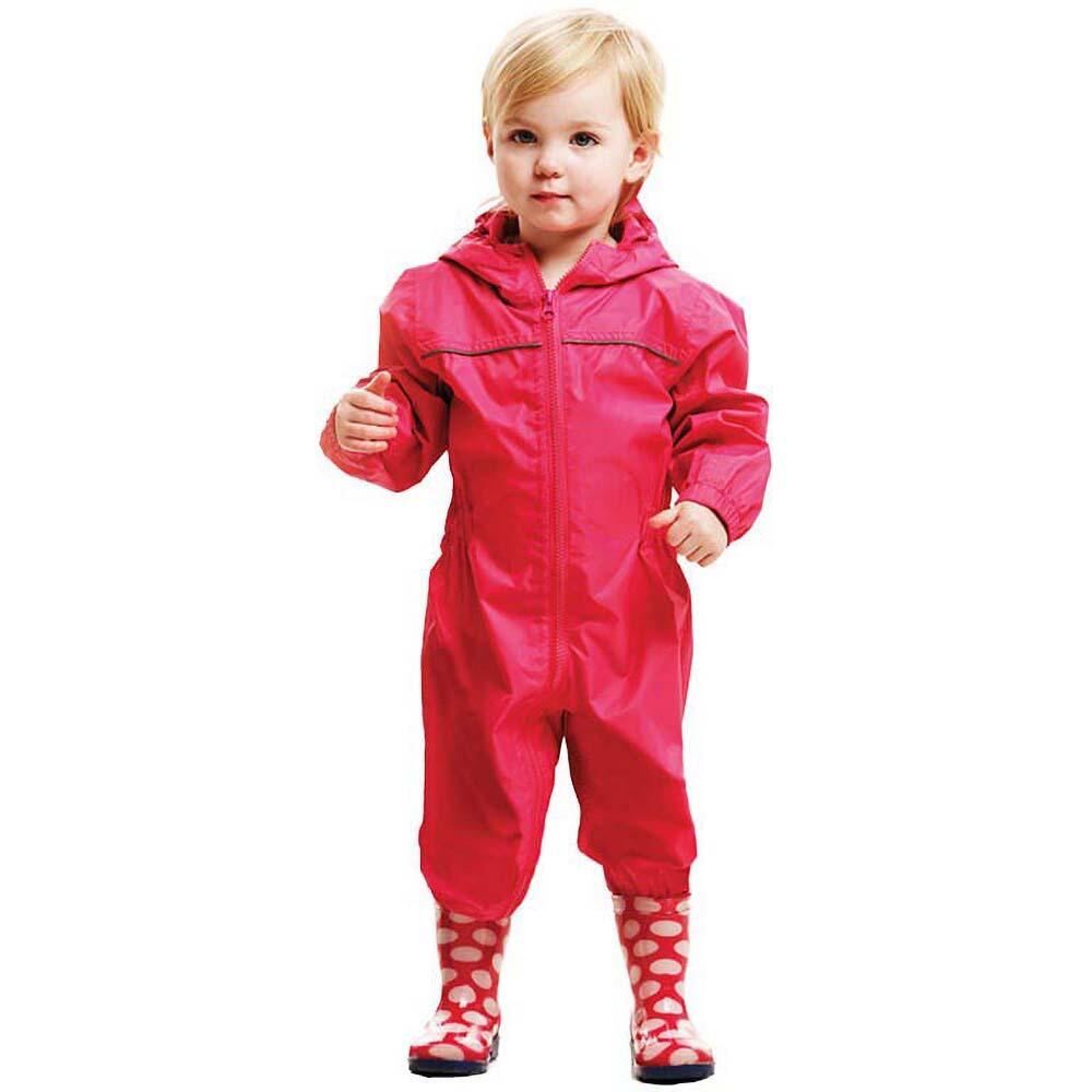 Professional Junior Childrens/Kids Paddle Rainsuit (Jem Pink) 2/3