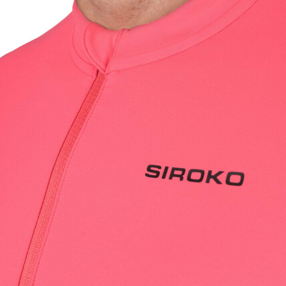 Maillot de gravel media cremallera hombre ciclismo GM5 Terraquest Red Rojo 4/7