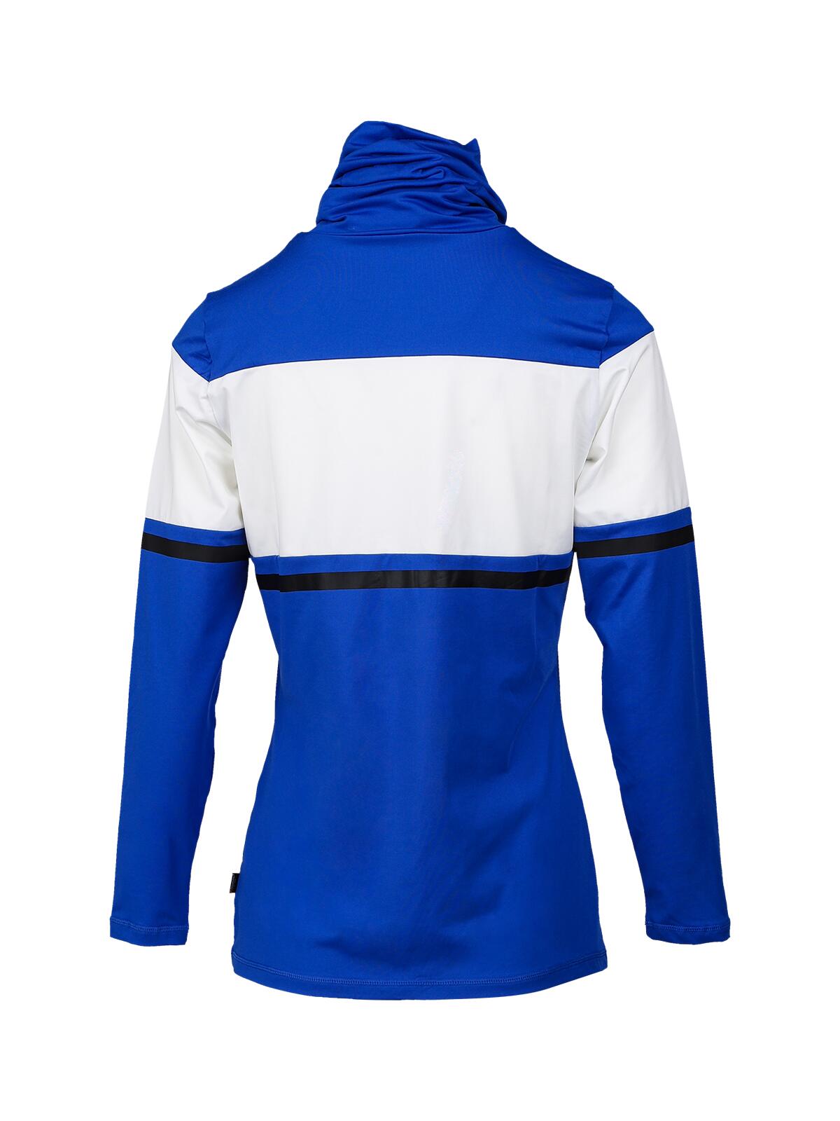 Kohika Dames Fleece Outdoor Fleece Cozy Collar Dazzling Blue 2/6