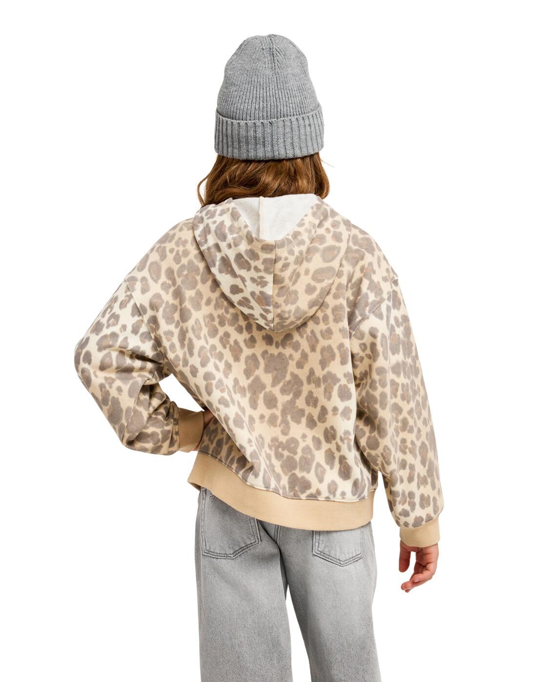 Kapuzenpulli mit Reißverschluss TWENTY FIVE MILES Beige Meisjes 4-16 2/4