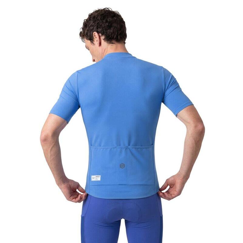 Tricou de pentru bărbați, cu jumătate de fermoar GM5 Terraquest Blue Albastru