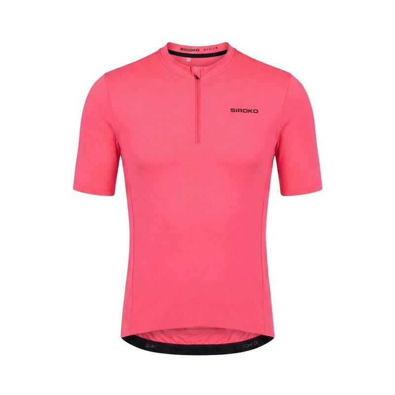 Tricou de pentru bărbați, cu jumătate de fermoar GM5 Terraquest Red Roșu