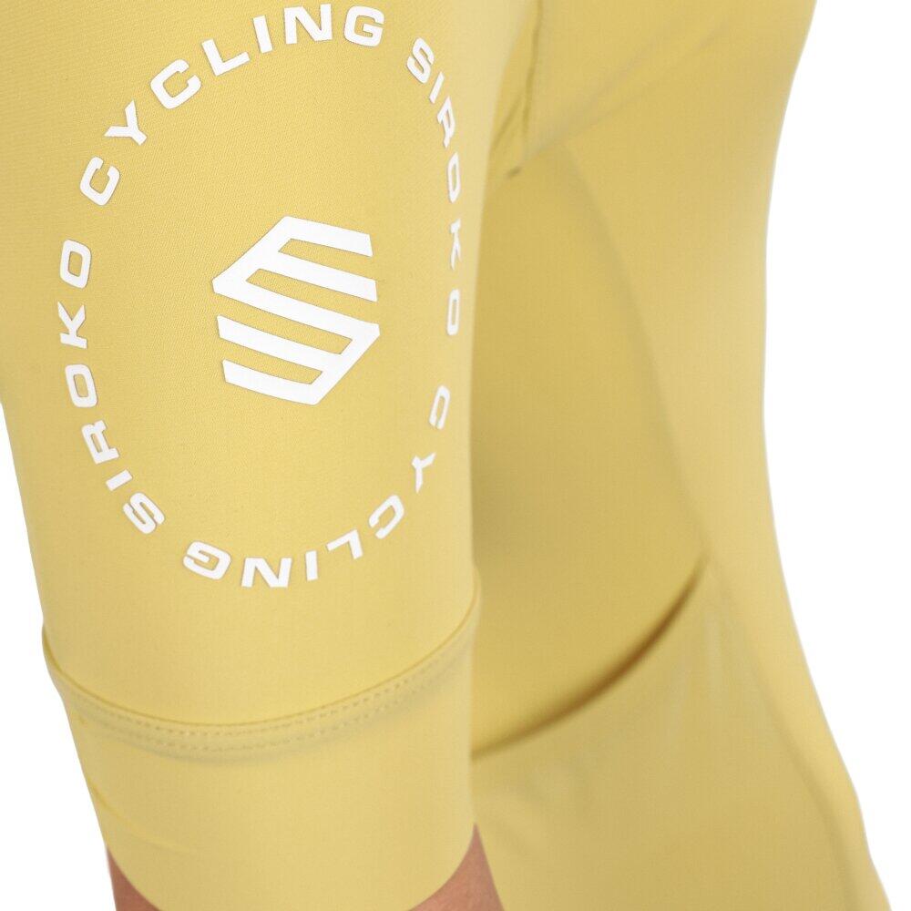 Maglia da ciclismo gravel a maniche corte donna GM2-W Golden Pedals Green Verde 5/8